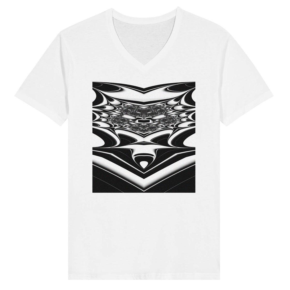 Nightmare Forest Critter V-Neck T-Shirt by Peter Tkacz