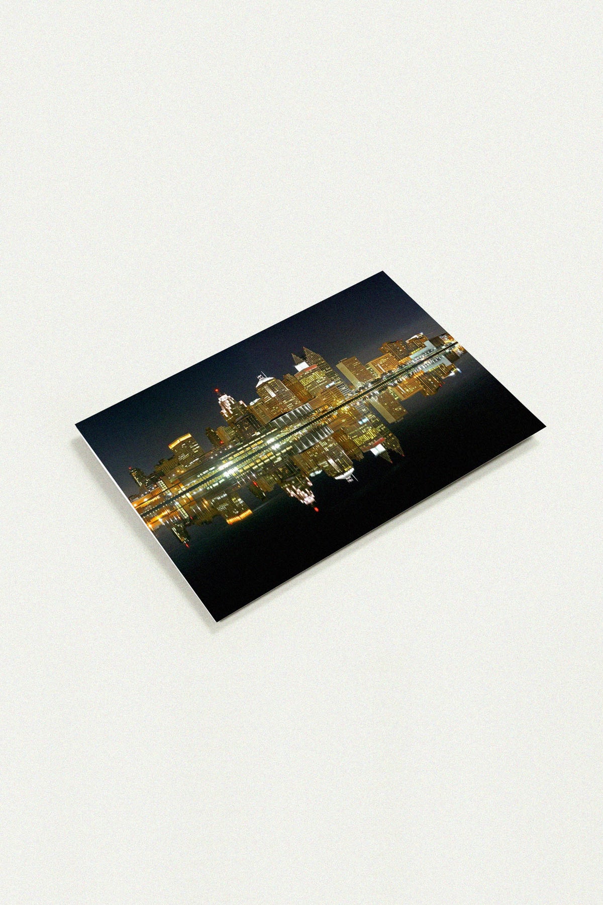 Detroit City Skyline 2005 greeting card by Peter Tkacz