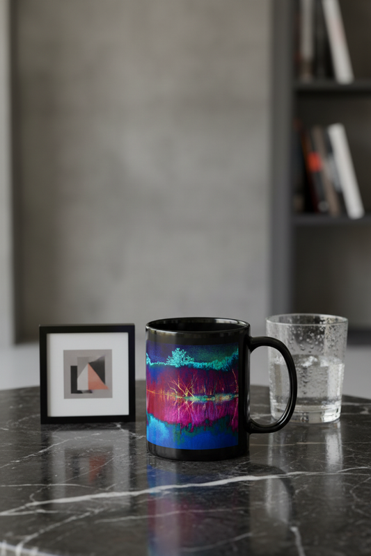Digital Art Pond Mug  by Peter Tkacz - Pinterest Lifestyle