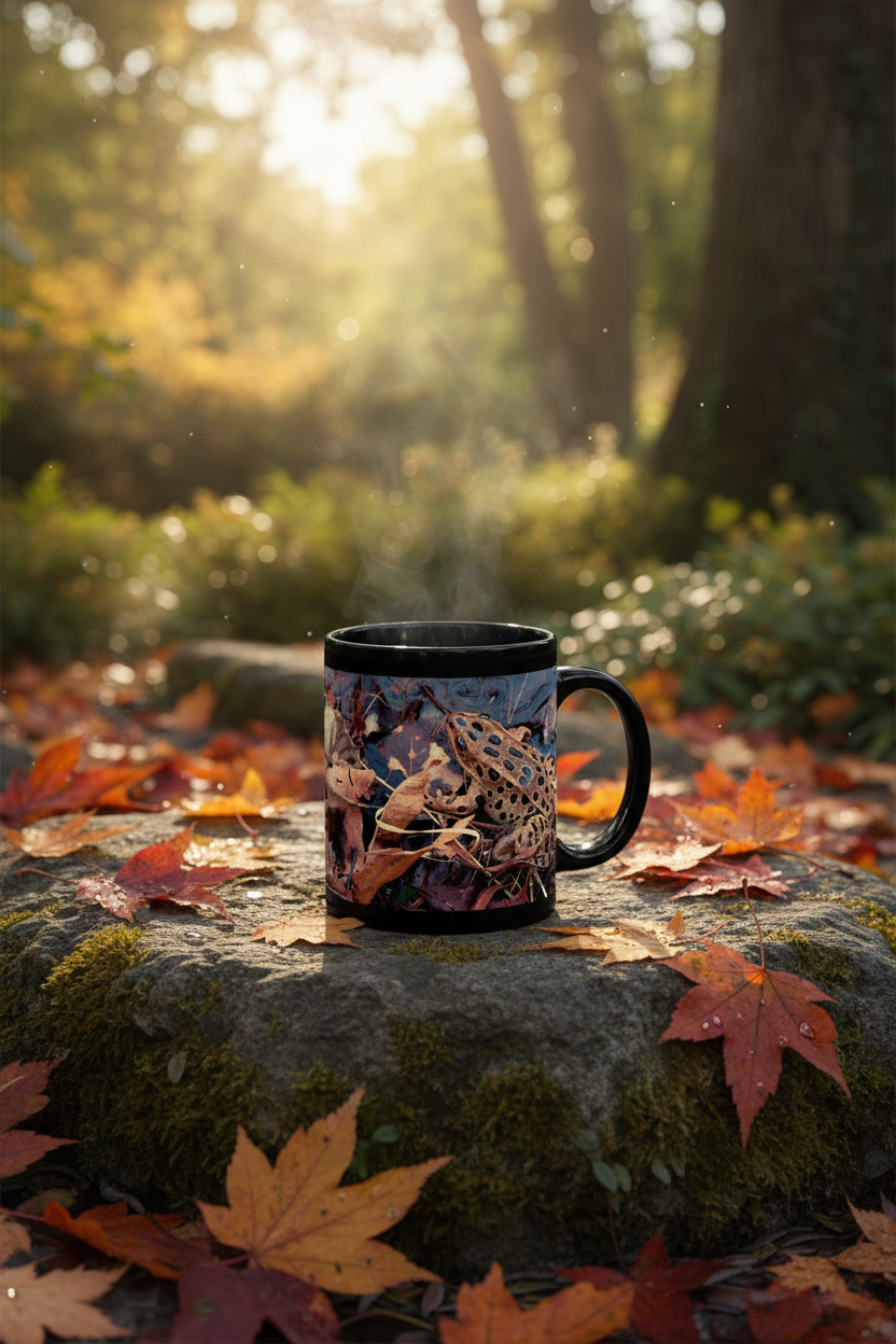 First Frog of Spring Mug  by Peter Tkacz - Pinterest Lifestyle