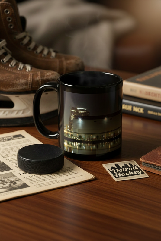 Joe Louis Arena Mug  by Peter Tkacz - Detroit Hockey