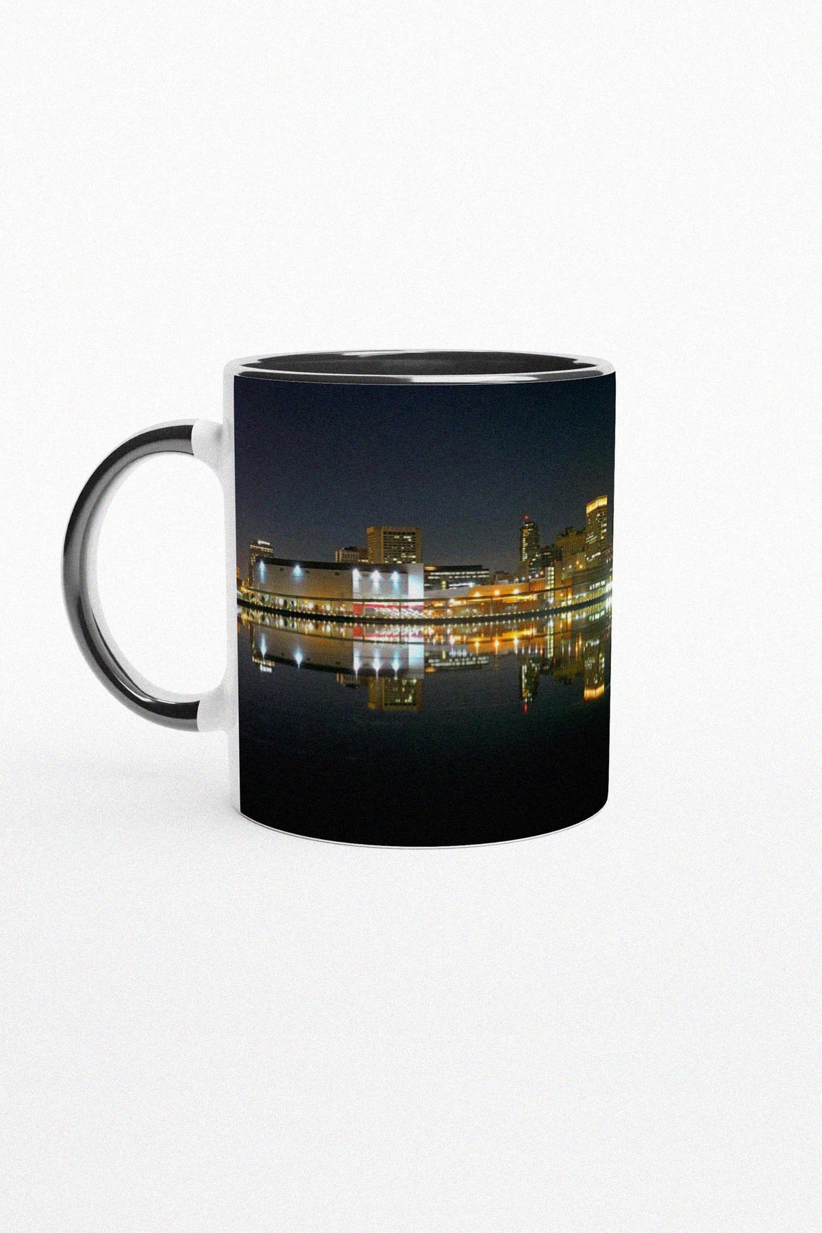 2005 Lost Detroit Skyline coffee mug by Peter Tkacz