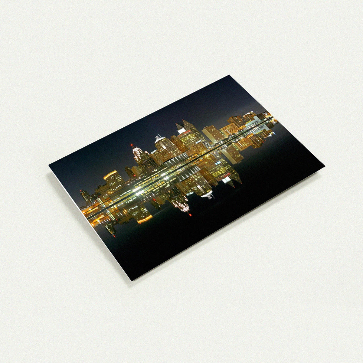 Detroit City Skyline 2005 greeting card by Peter Tkacz